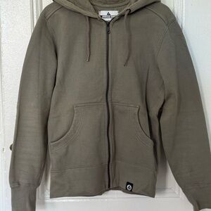 American Giant Men's Classic Full Zip Hoodie - Stormy Grey (sage)